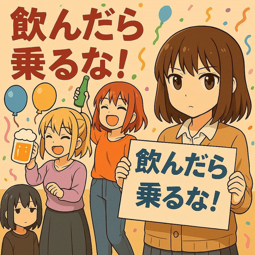 三河代行飲んだら乗るな